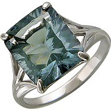 Женское серебряное кольцо с горным хрусталем, 1613836