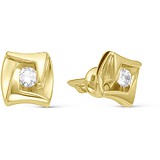 Золоті сережки з діамантами, 1627404