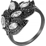 Женское золотое кольцо с бриллиантами и топазами, 1646860