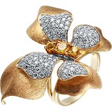 Женское золотое кольцо с бриллиантами и сапфирами, 1654028