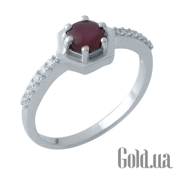 

Женские кольца Fresh Jewelry, Женское серебряное кольцо с рубином и куб. циркониями, 17.5