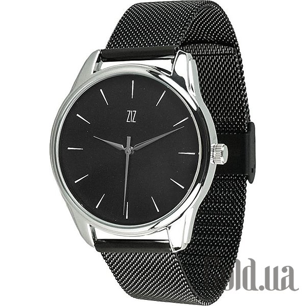 Женские часы "Белым по черному" Belyim-po-chepnomy-pemeshok-iz-nepzhaveyushchey-ctali-chepnyiy