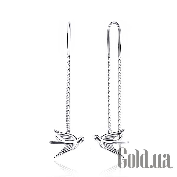 

Серьги с подвесками Silvex925, Серебряные серьги