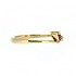 Женское золотое кольцо с рубином и бриллиантом - фото 2