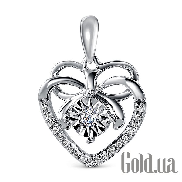

Кулоны-сердечки Lurie Jewelry, Золотой кулон с бриллиантами