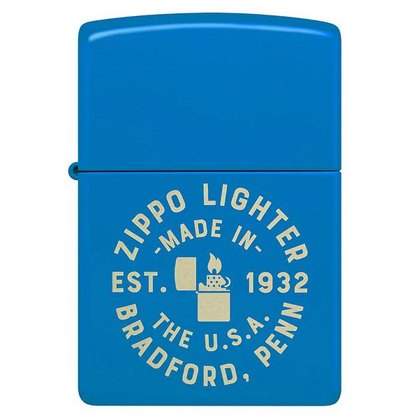 Zippo Зажигалка Seal Laser Engraved Design Sky Blue Matte 46173 46173 – изображение 2
