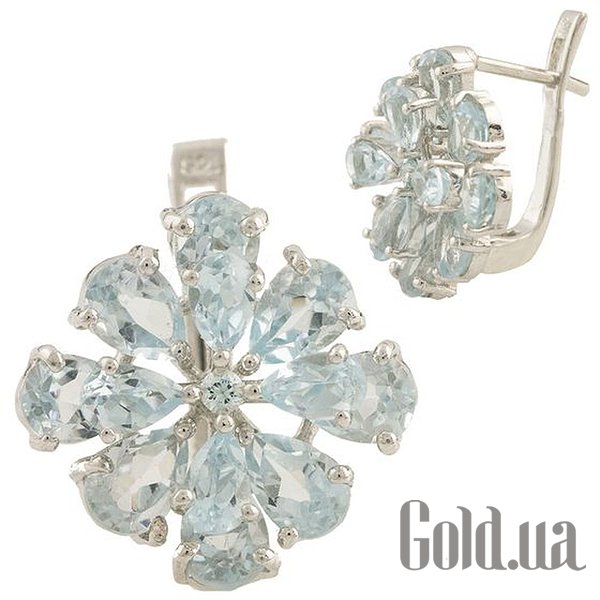 

Серьги Fresh Jewelry, Серебряные серьги с топазами
