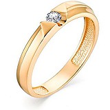 Золотое кольцо с бриллиантом, 1622797