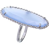 Женское серебряное кольцо с ювелирным стеклом, 1645837