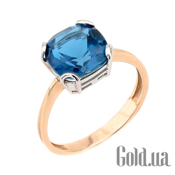 

Кольцо Украина, Женское золотое кольцо с топазом, 16.5
