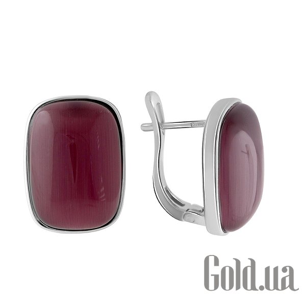 

Серьги Fresh Jewelry, Серебряные серьги с кошачьим глазом