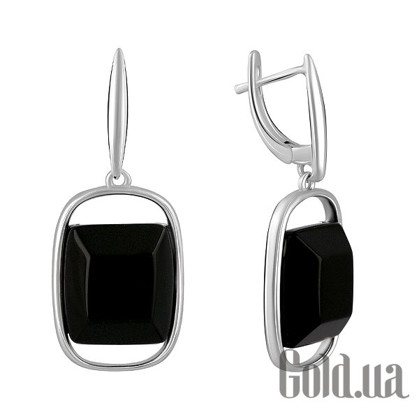

Серьги с подвесками Fresh Jewelry, Серебряные серьги с ониксами