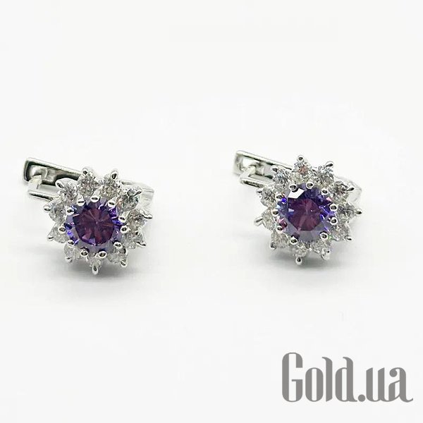 

Серьги Silvex925, Серебряные серьги с куб. циркониями