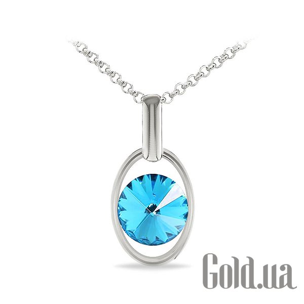 

Женские колье и кулоны Kobi, Стальной, Кулон с цепочкой с кристаллом Swarovski