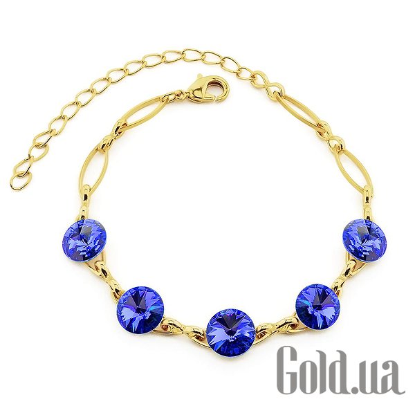 

Женский браслет Kobi, Золотой, Женский браслет с кристаллами Swarovski в позолоте