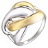 SOKOLOV Женское серебряное кольцо в позолоте - фото 1