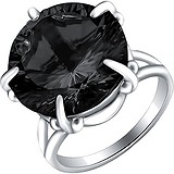 Женское серебряное кольцо с горным хрусталем, 1613838