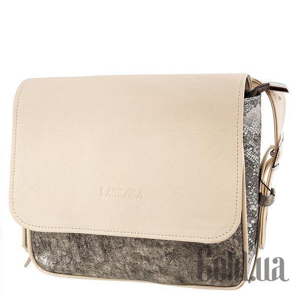 

Сумки женские Laskara, Серый;беж, Женская сумка LK-10245-beige-snake