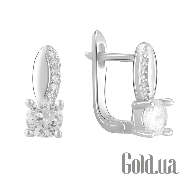 

Серьги Fresh Jewelry, Серебряные серьги с куб. циркониями