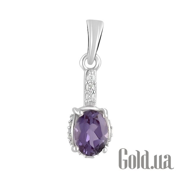 

Женские кулоны Fresh Jewelry, Серебряный кулон с куб. циркониями и александритом