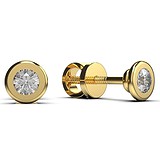Золотые серьги с бриллиантами, 1768718