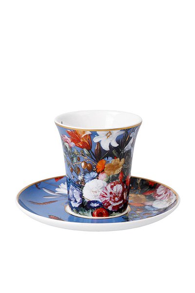 Goebel Чашка с блюдцем для эспрессо "Летние цветы" Ян Девидс де Хэм 67-061-60-1