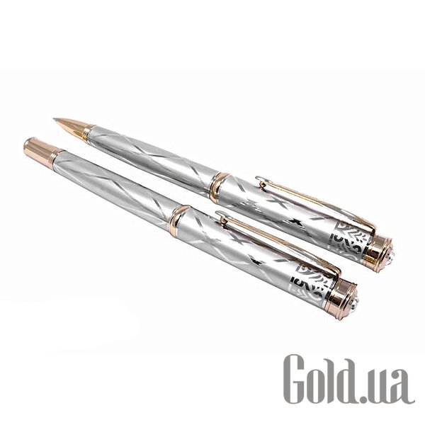 Купить Gianni Galliano Шариковая и перьевая ручки Silver with gold HH122/B-F(silver)