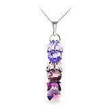 Кулон з ланцюжком з кристалами Swarovski, 853006