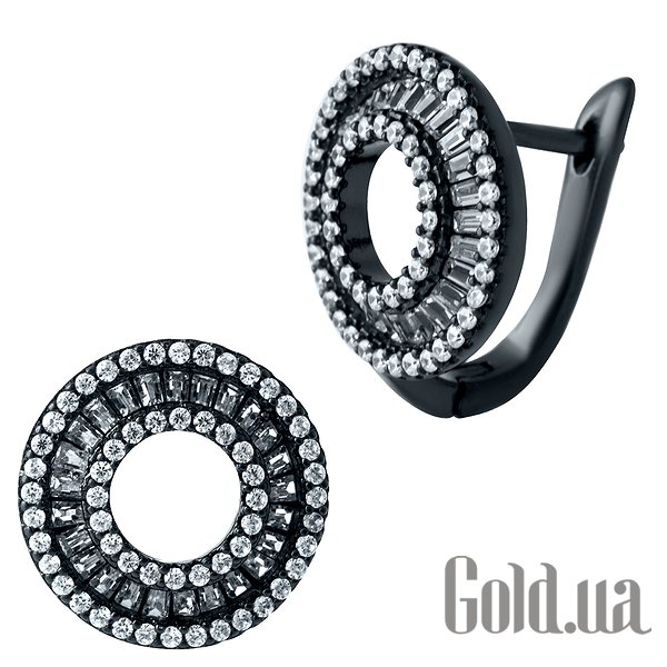 

Серьги Fresh Jewelry, Серебряные серьги с куб. циркониями