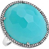 Женское серебряное кольцо с куб. циркониями, 1603087