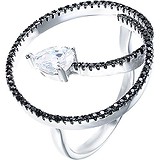 Женское серебряное кольцо с куб. циркониями, 1609743