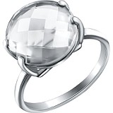 Женское серебряное кольцо с горным хрусталем, 1613839