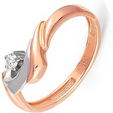 Kabarovsky Женское золотое кольцо с бриллиантом, 1647631