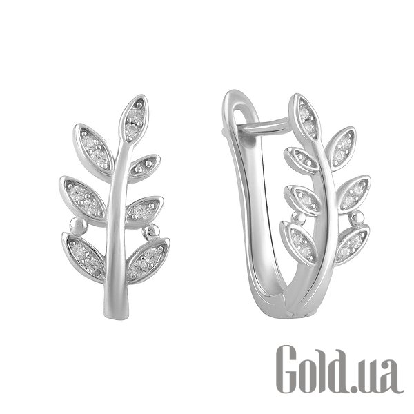 

Серьги Fresh Jewelry, Серебряные серьги с куб. циркониями