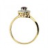 Женское золотое кольцо с рубином и бриллиантами - фото 4