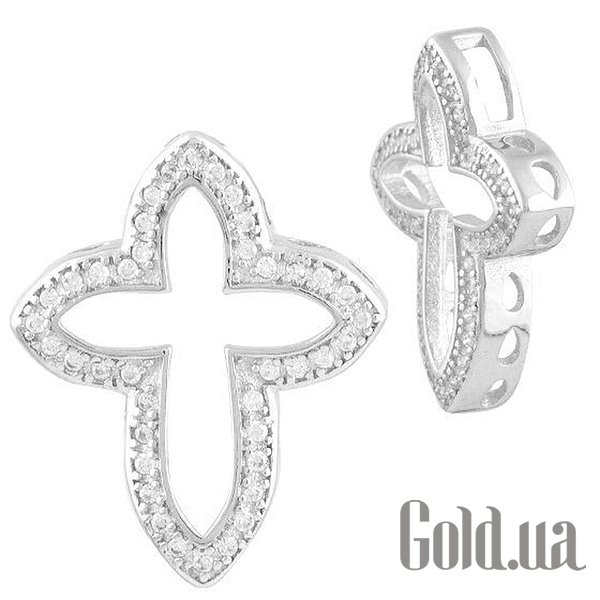 

Кулон-крестик Fresh Jewelry, Серебряный кулон с куб. циркониями