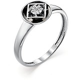 Женское золотое кольцо с бриллиантом, 1604368