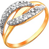 Женское серебряное кольцо в позолоте, 1625616