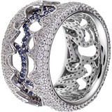 Женское серебряное кольцо с куб. циркониями, 1670416