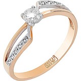 Золотое кольцо с бриллиантами, 1690384