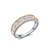 Женское золотое кольцо с бриллиантами, 1692432