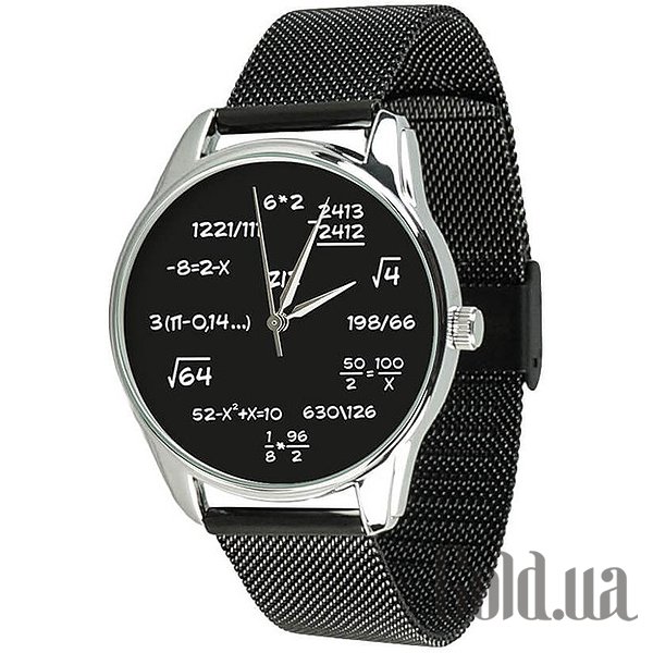 Женские часы "Математика" Matematika-pemeshok-iz-nepzhaveyushchey-ctali-chepnyiy