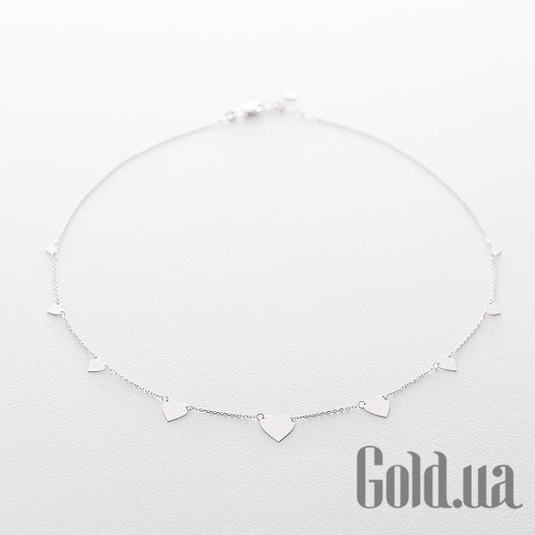 

Колье с сердечком Украина, Золотое колье, 40