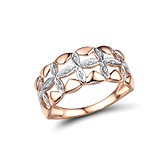 Женское золотое кольцо с бриллиантами, 1719056