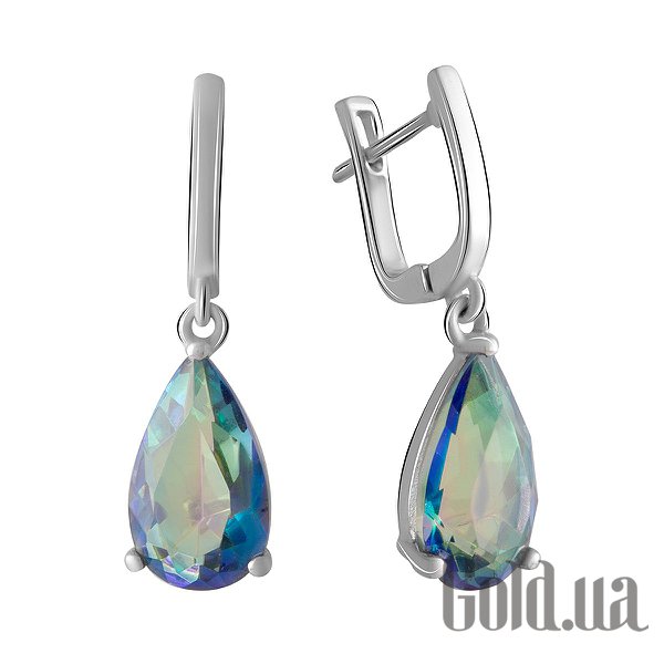 

Серьги с подвесками Fresh Jewelry, Серебряные серьги с топазами