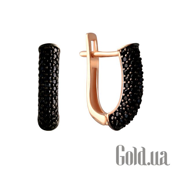 

Серьги Fresh Jewelry, Золотые серьги с куб. циркониями