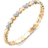 Золотое кольцо с бриллиантами, 1603089