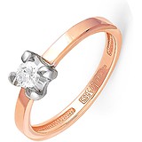 Kabarovsky Золотое кольцо с бриллиантом, 1647633