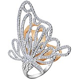 Roberto Bravo Женское золотое кольцо с бриллиантами, 1674001