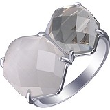 Женское серебряное кольцо с ювелирным стеклом, 1676561